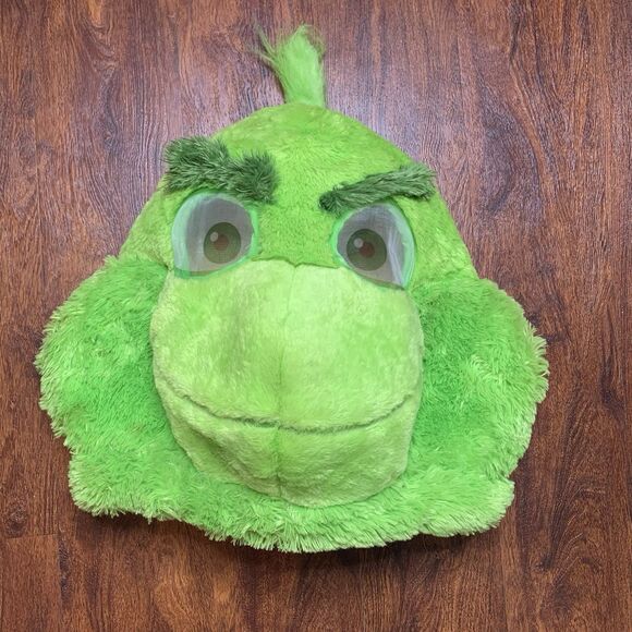 The Grinch Giant Plush Head Adult Mask Costume Dan Dee Big Greeter Heads Cosplay - Picture 1 of 9